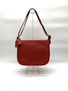 COACH Saddle Bag LIMITED EDITION Anniversary Bag, Red Leather, COA